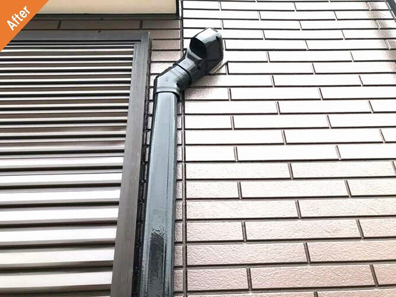 外壁塗装後のスリムダクト