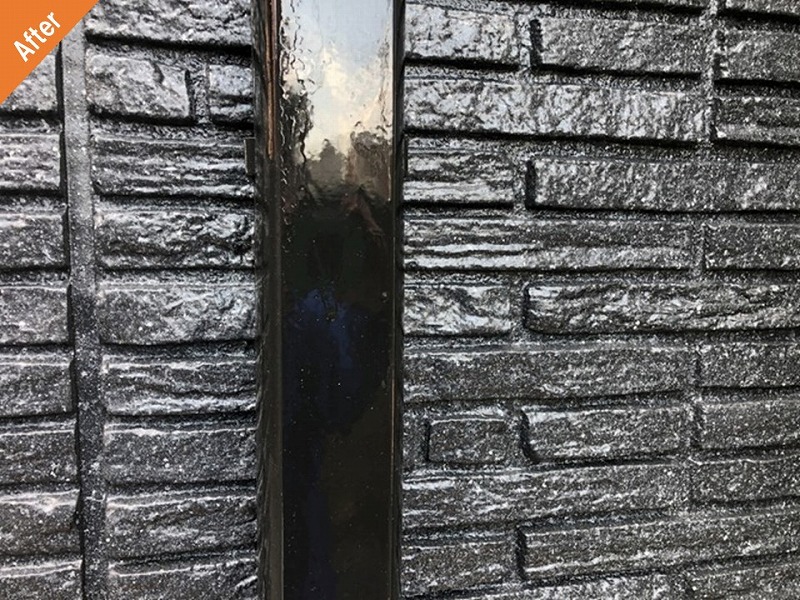 外壁塗装後の雨樋