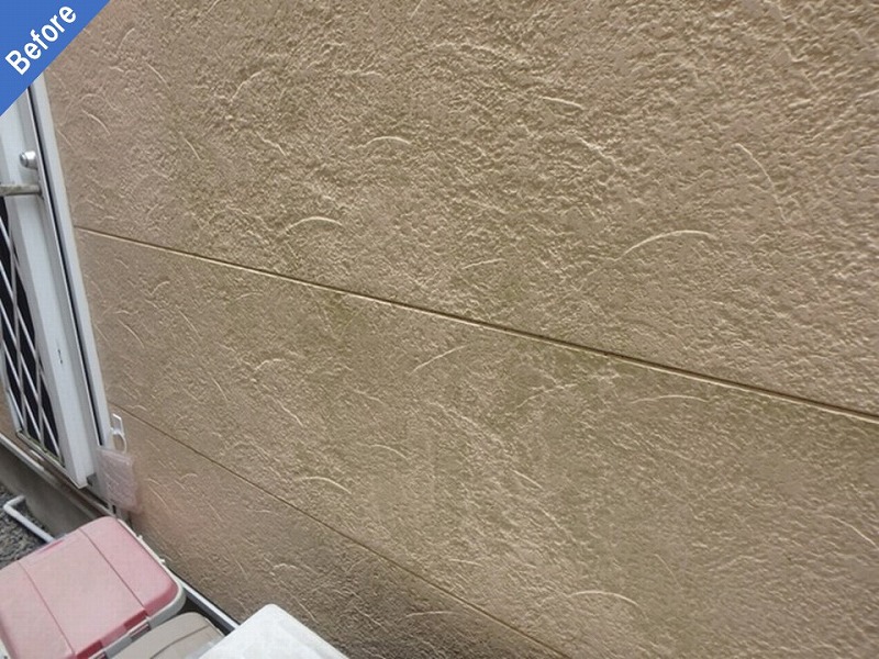 外壁塗装前の窯業系サイディング
