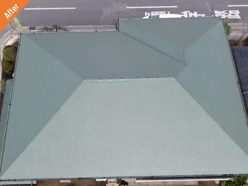 屋根塗装後の屋根
