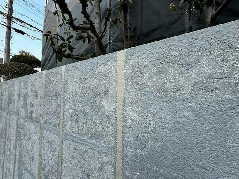 補修後の外塀