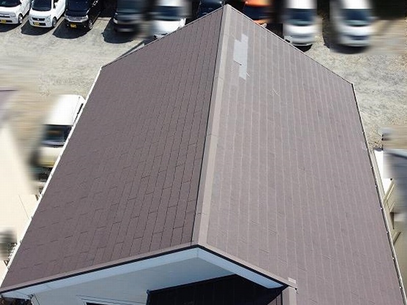 泉南郡熊取町の屋根塗装前のスレート瓦