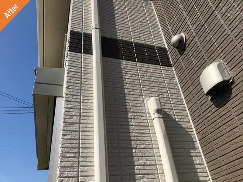 外壁塗装後のスリムダクト