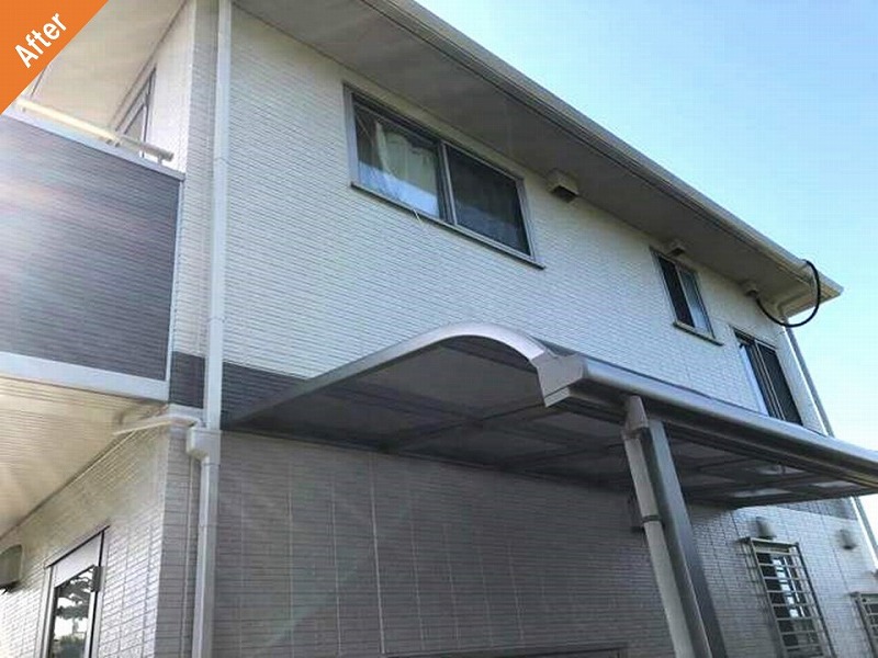 外壁塗装後のDCウォールの戸建て