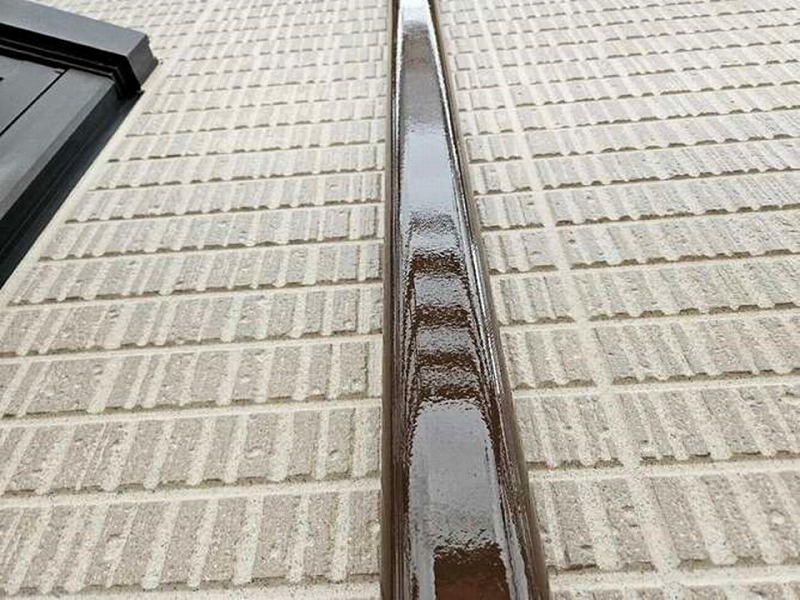15-30Dへ塗り替え後の雨樋