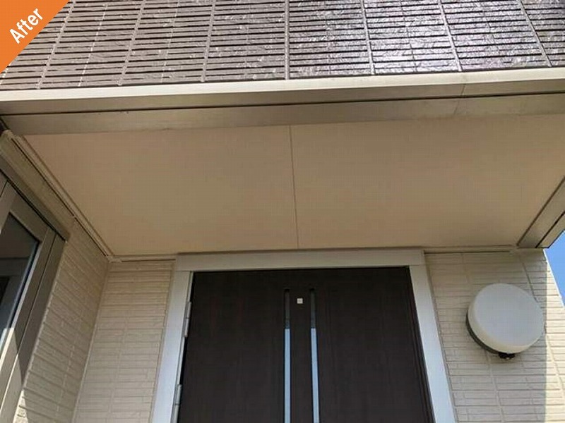 外壁塗装後の軒天