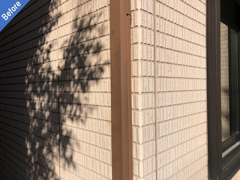 外壁塗装前の雨樋