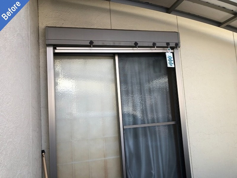塗り替え前のサッシ
