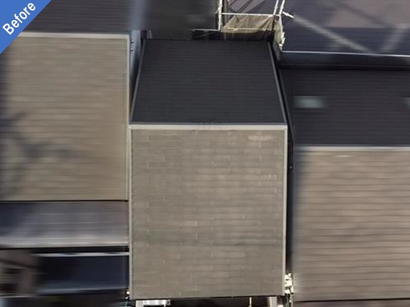 屋根塗装前のスレート瓦