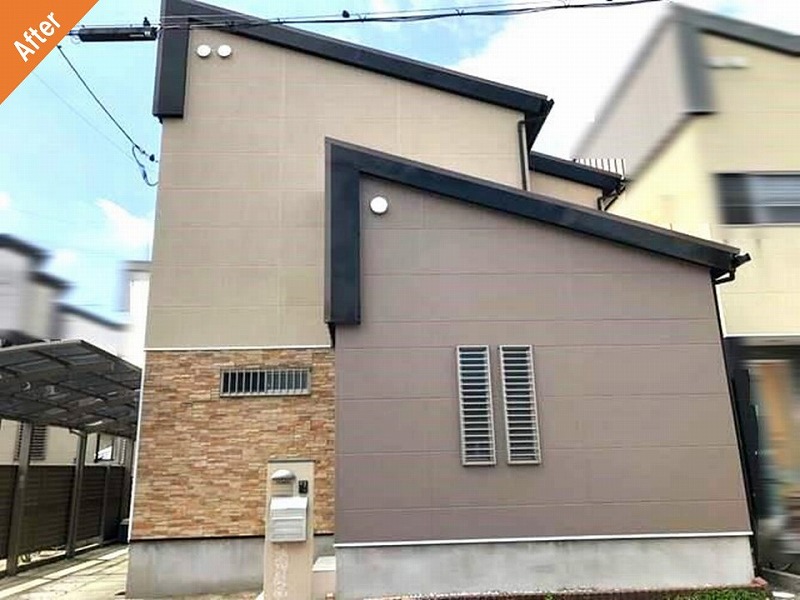 外壁塗装後のALC外壁