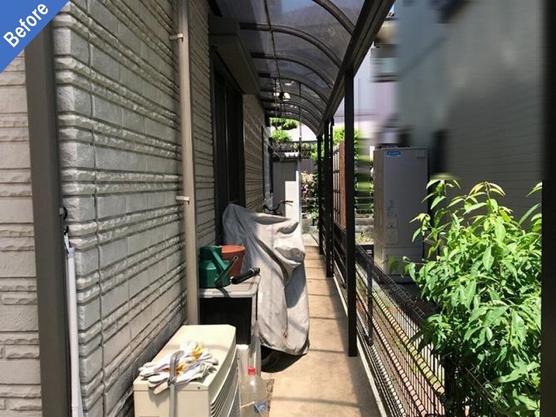 外壁塗装前の積水ハウスの外壁