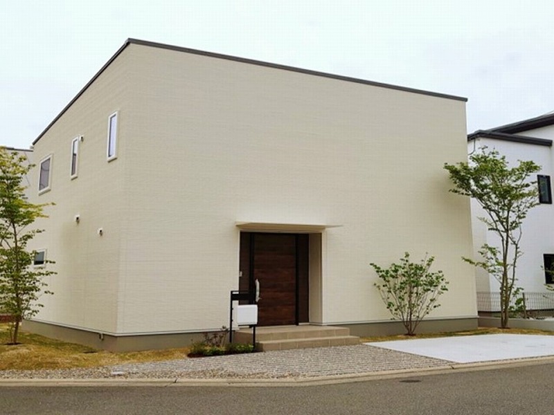 破風がない住宅
