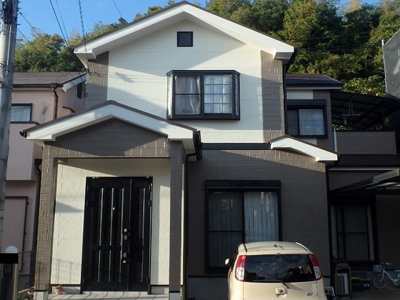 サイディングの戸建て住宅
