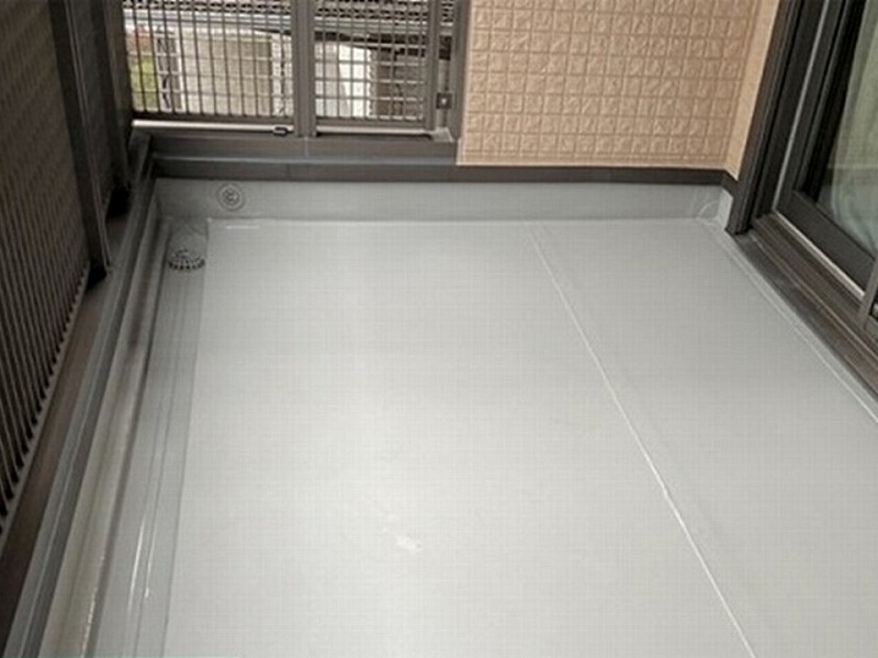 塩ビシート防水完成