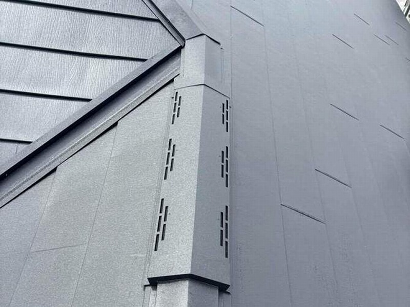 棟板金・換気棟の取り付け