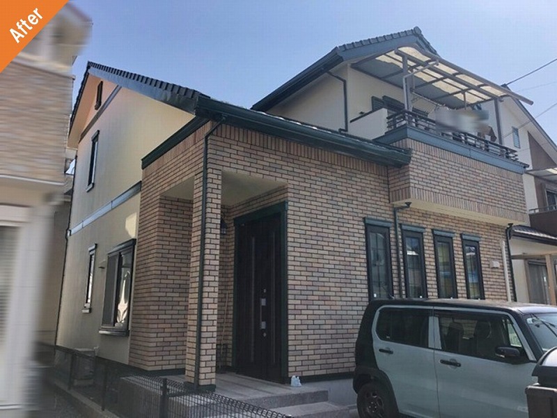 外壁塗装後の一条工務店の住宅