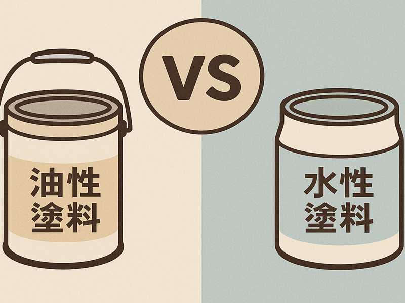 油性塗料と水性塗料の違い