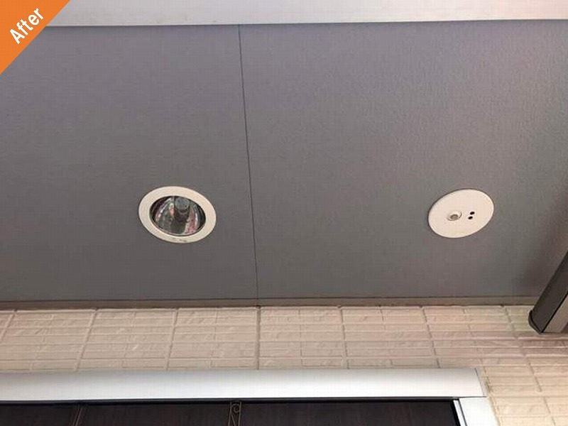 外壁塗装後の軒天