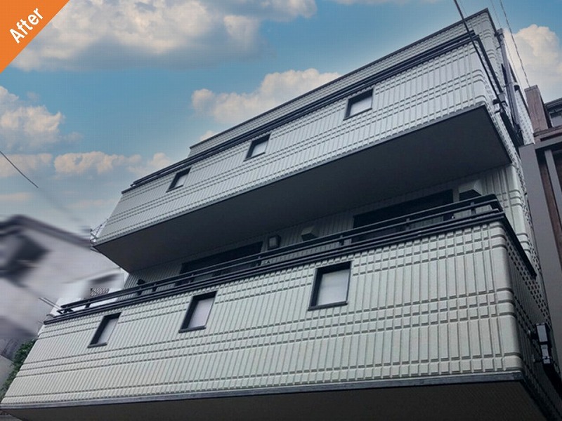 外壁塗装後のパナホーム