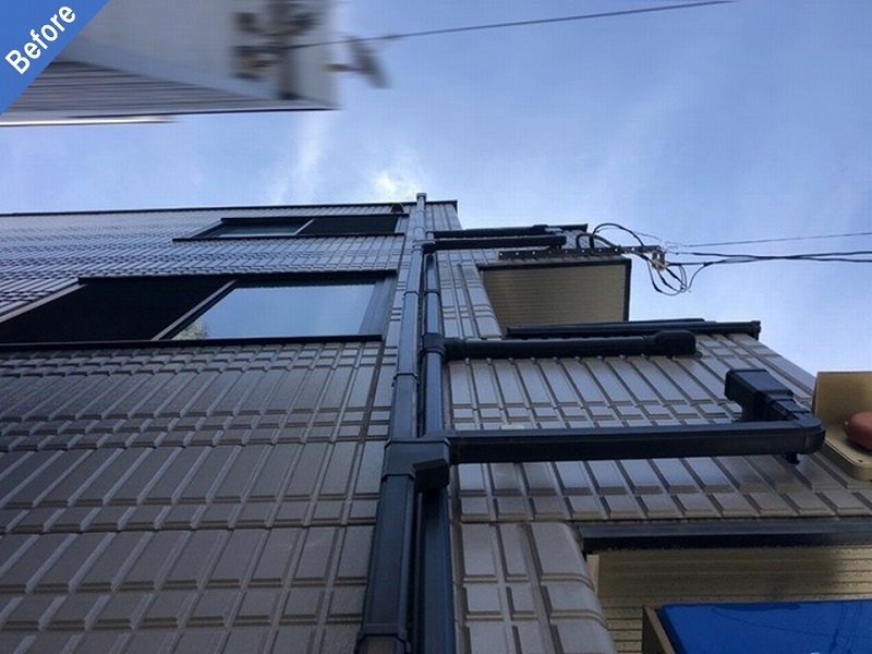 雨漏り修理前のパナホーム