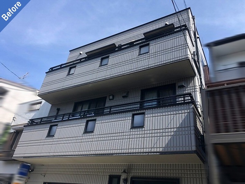 外壁塗装前のパナホーム