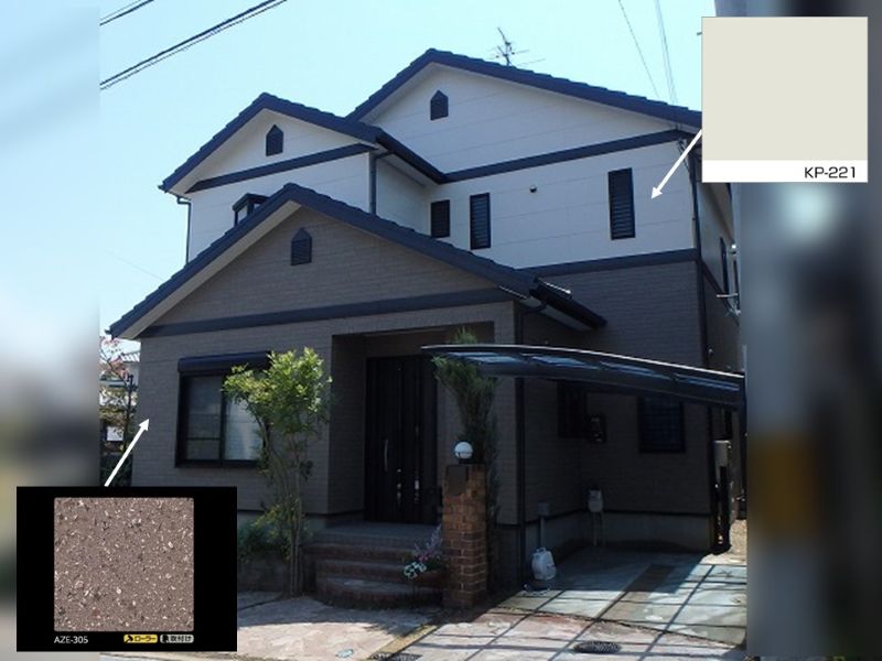 施行事例㉙（1階：AZE-305、2階：KP-221）