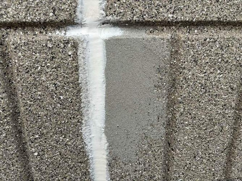爆裂補修後のALC