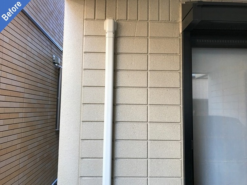 外壁塗装前のスリムダクト