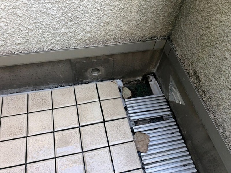 ベランダ防水層のチェック