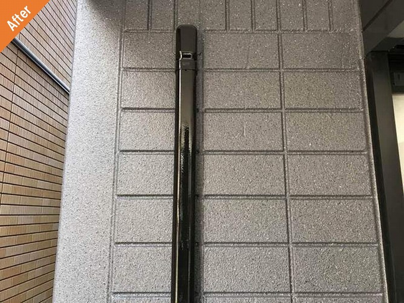 外壁塗装後のスリムダクト