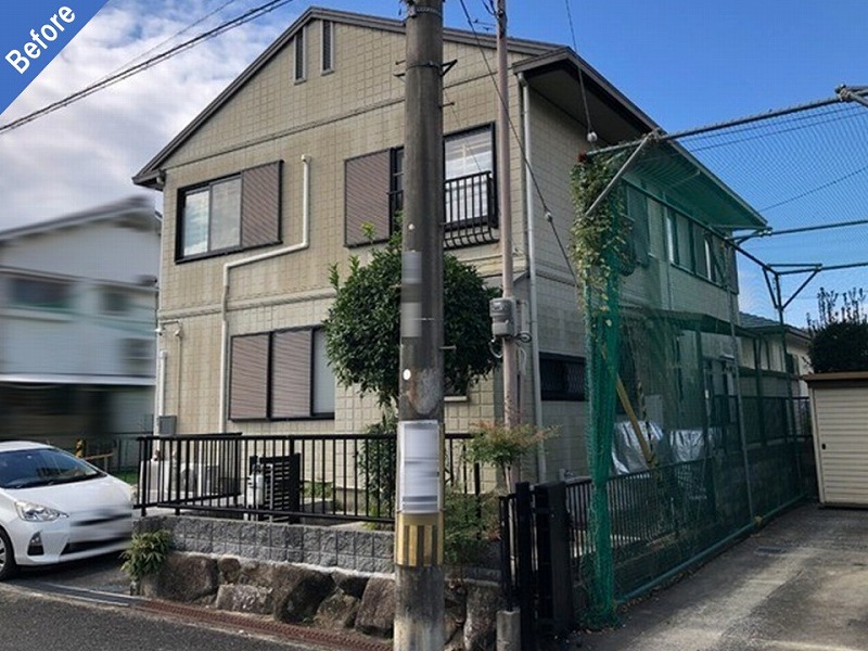 外壁塗装前の積水ハウス