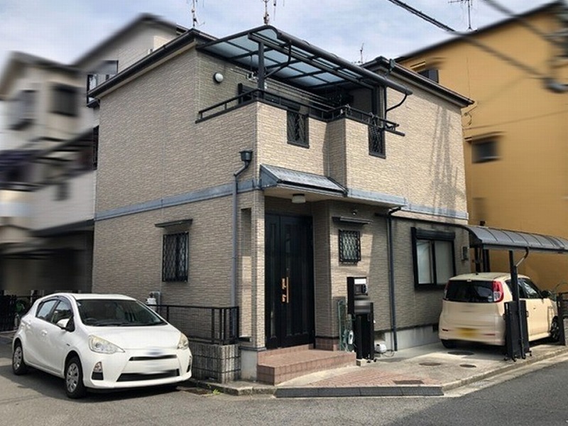 松原市の雨漏り調査に伺った戸建て