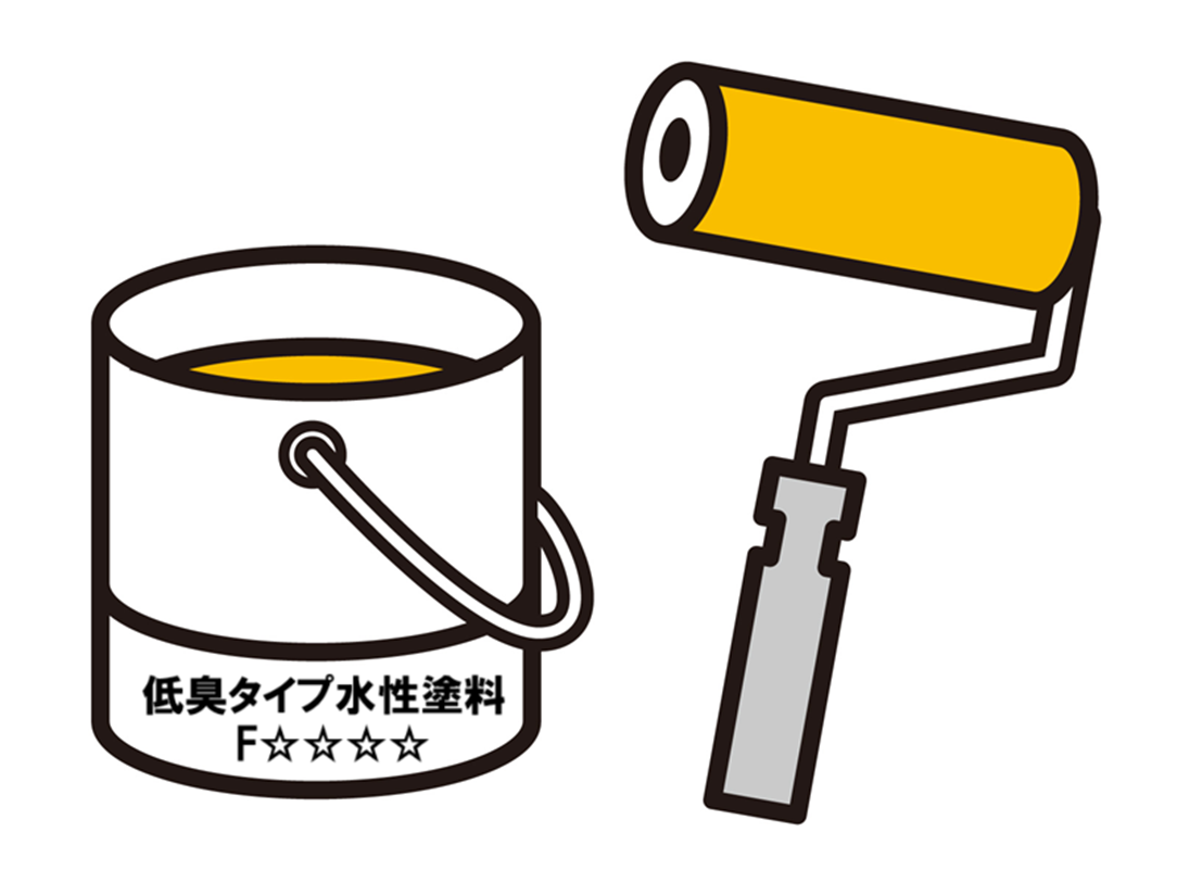 赤ちゃんを守るためにできる外壁塗装中の工夫低臭タイプの水性塗料やホルムアルデヒド対策済の塗料を選ぶ