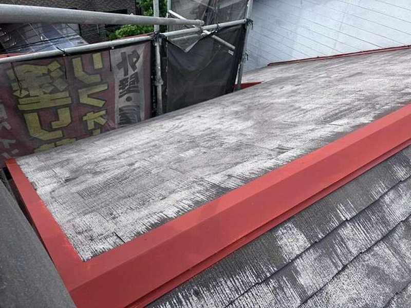 板金全体に錆止め塗布完了