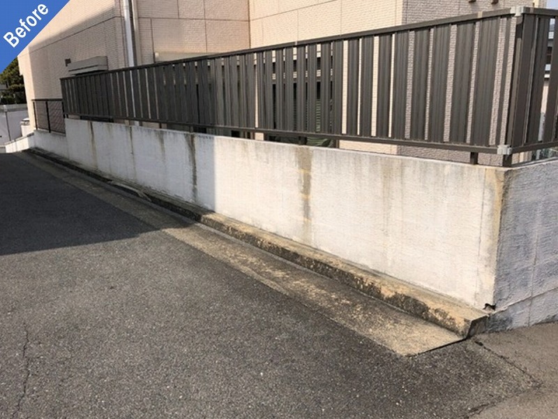 外壁塗装前の外塀