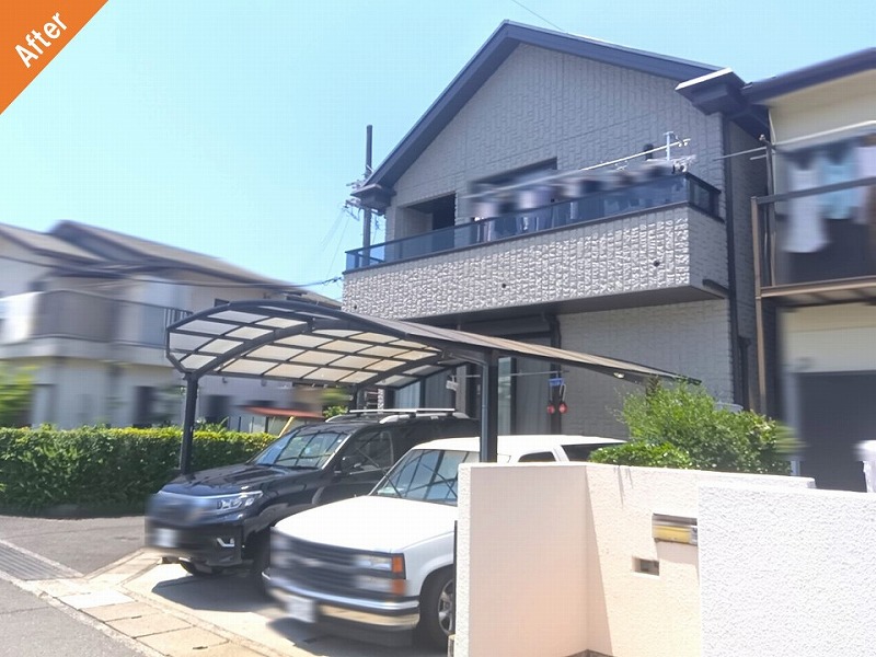外壁塗装後のミサワホーム
