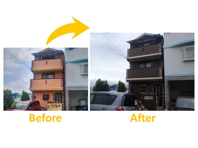 色をガラッと変えたビフォーアフター施工事例⑧