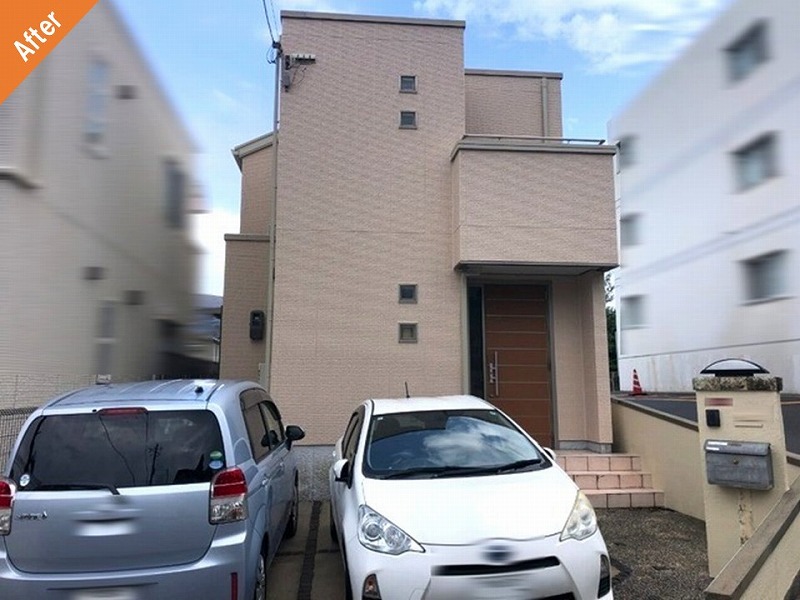 外壁塗装後の西宮市の積水ハウスの住宅
