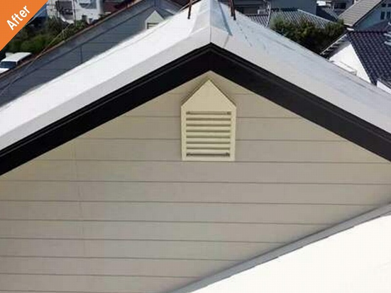 塗装工事後の屋根