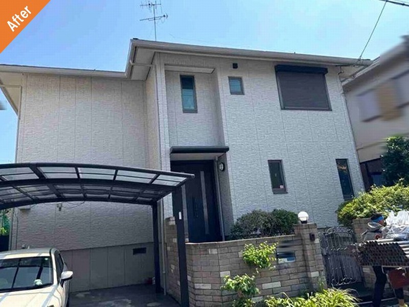 宝塚市の外壁塗装後の積水ハウス
