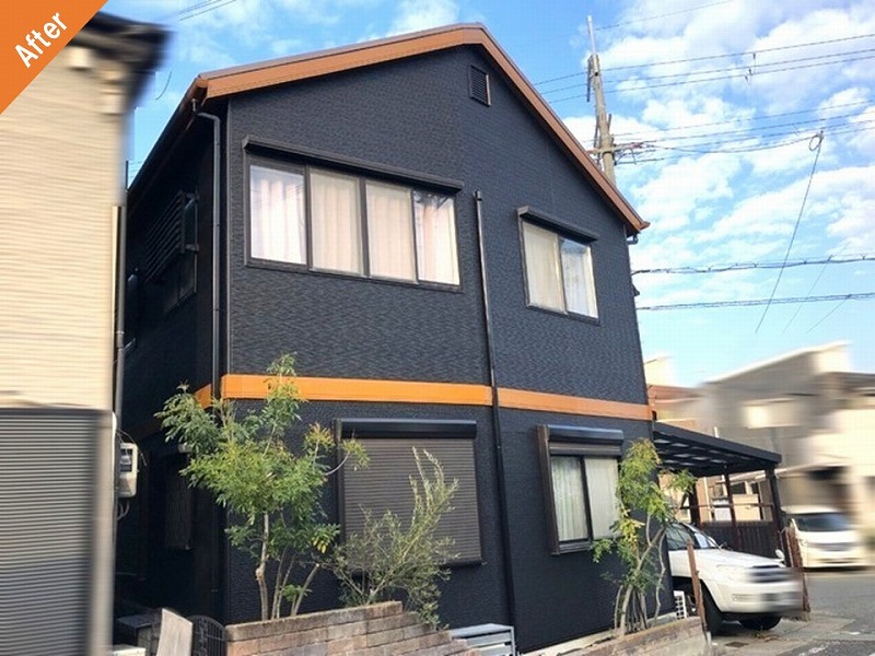 羽曳野市の外壁塗装後の住友林業の住宅