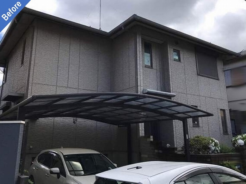 外壁塗装前の積水ハウス