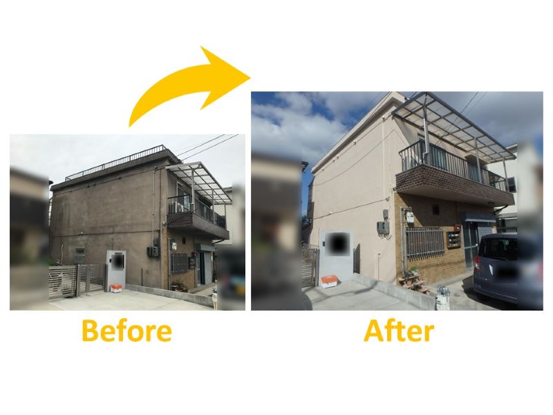 汚れをリセットしたビフォーアフター施工事例③