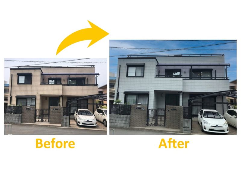 多彩模様で輝きをプラスしたビフォーアフター施工事例⑥