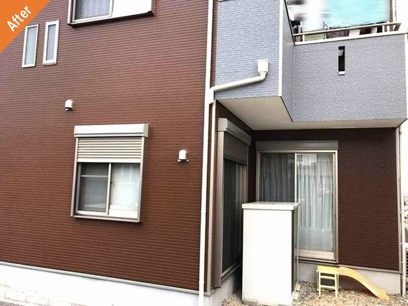 外壁塗装後の難付着サイディング