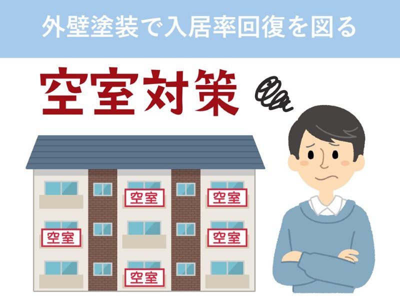 外壁塗装で入居率回復を図る