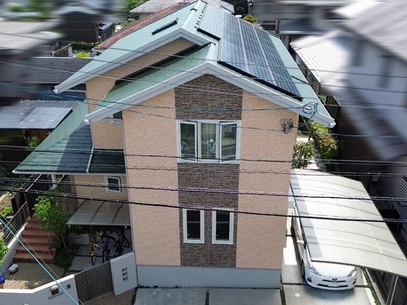奈良県大和郡山市の外壁・屋根塗装後の大和ハウス