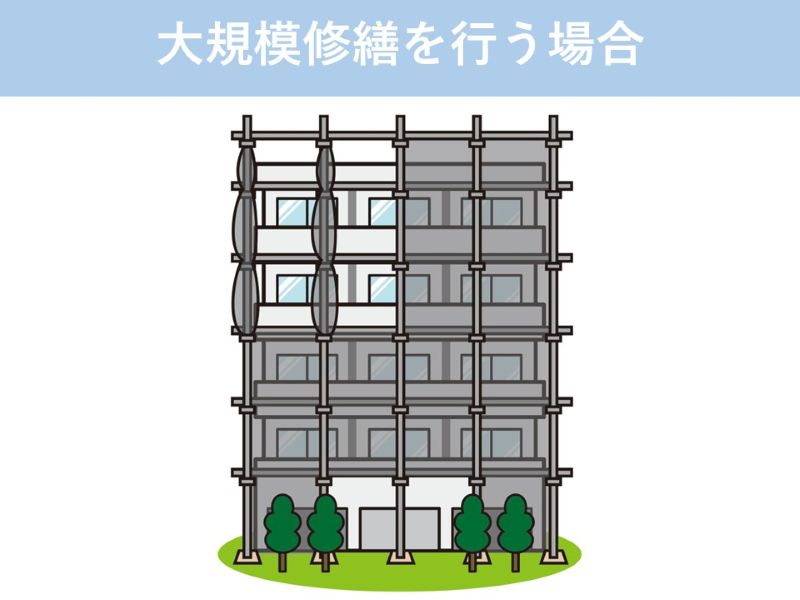 大規模修繕を行う場合