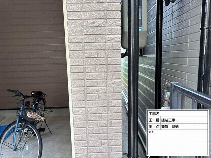塗装後の雨樋