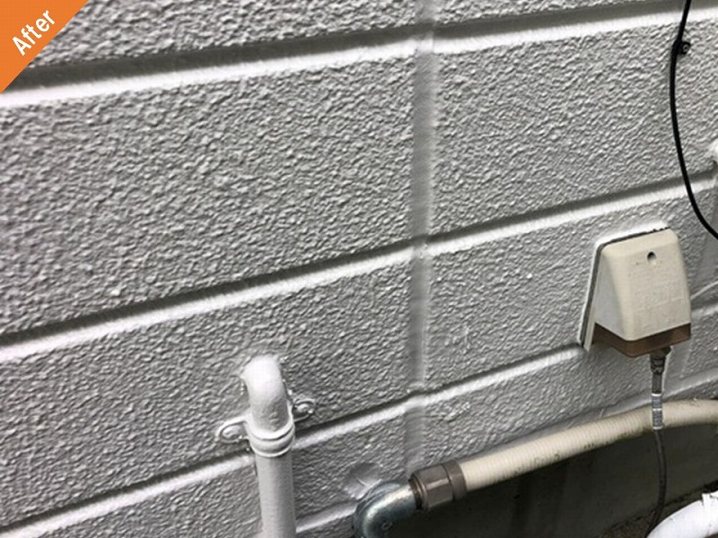 塗装工事後の配管廻り